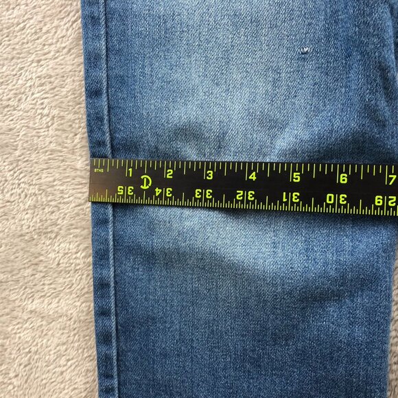 Levi's Women's Jeans Size 14 27x29 514 Straight Blue Denim Relaxed Casual Classi - Picture 8 of 16